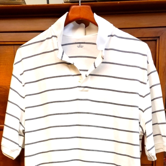 LANDSEND Other - LANDSEND BLK & WHITE STRIPE⁰ SHIRT  SZ42-44